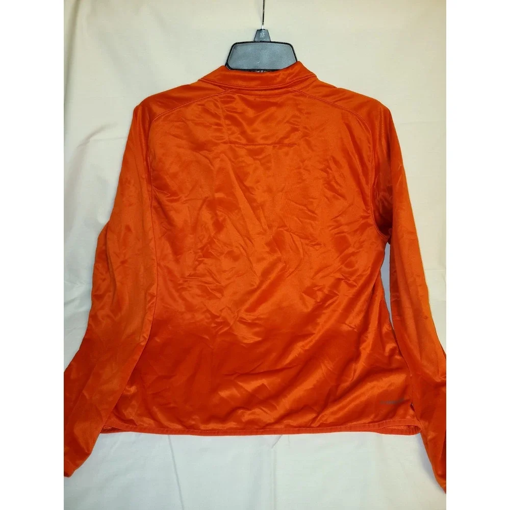 Adidas Men's Half-Zip Light Pullover Sweater - ORANGE - Medium-Elastic Waistband